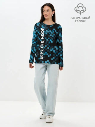 Лонгслив женский. Хлопок / Depeche Mode