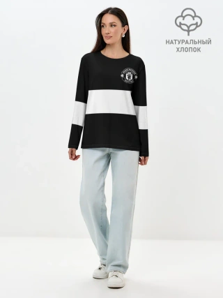 Лонгслив женский. Хлопок / FC Manchester United