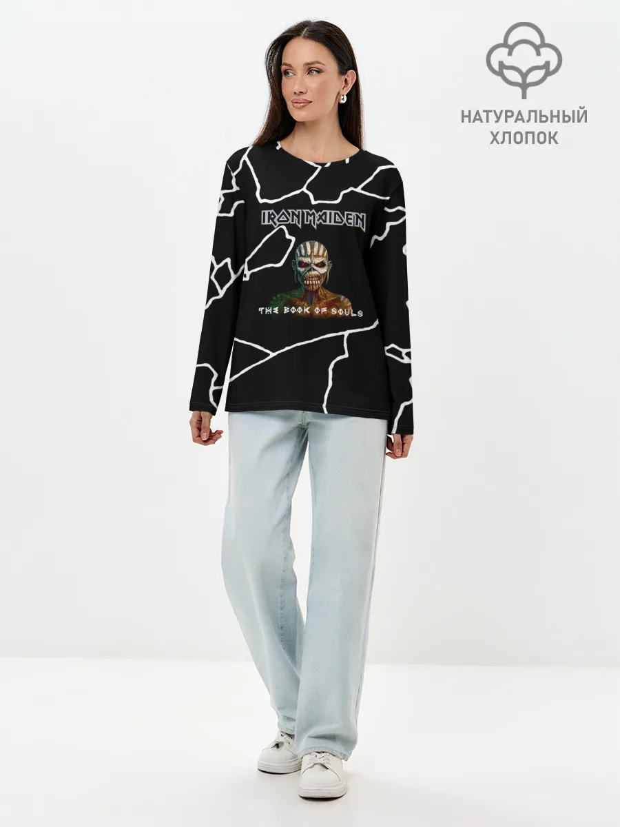 Лонгслив женский. Хлопок / Iron Maiden