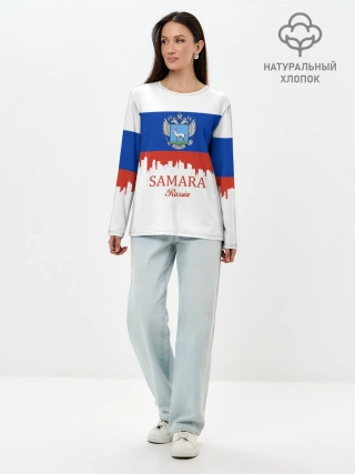 Лонгслив женский. Хлопок / SAMARA