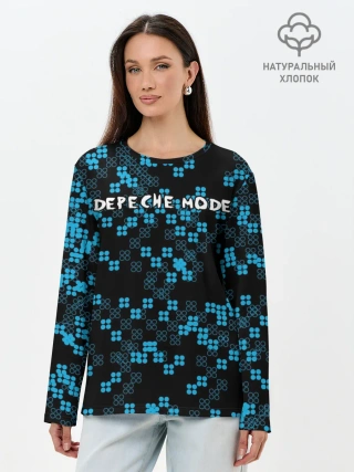 Лонгслив женский. Хлопок / Depeche Mode