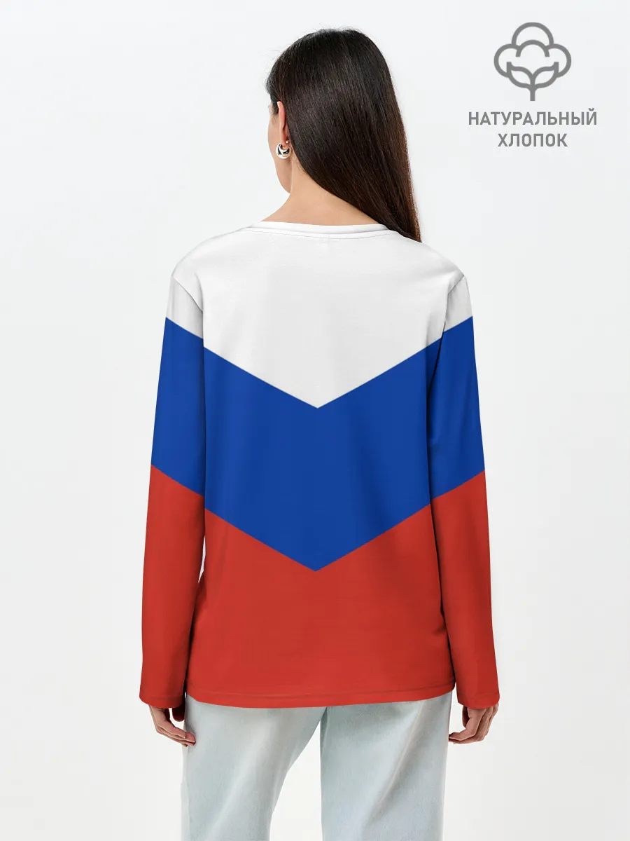 Лонгслив женский. Хлопок / Россия