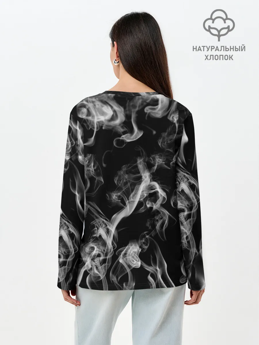 Лонгслив женский. Хлопок / Minecraft