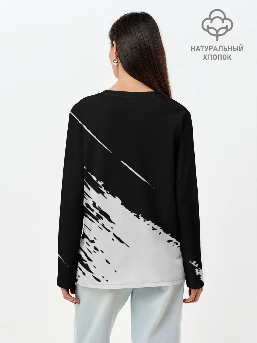 Лонгслив женский. Хлопок / Russia sport