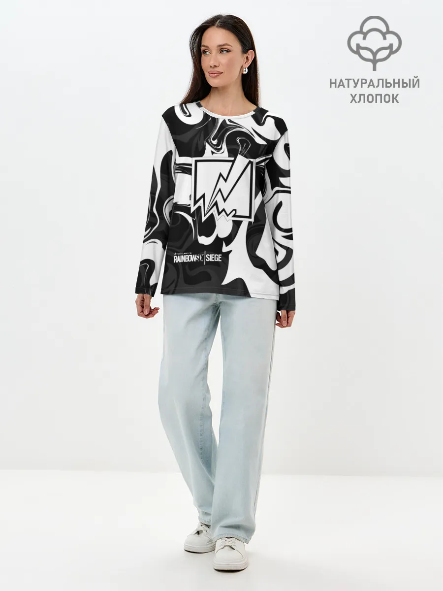 Лонгслив женский. Хлопок / Rainbow six Siege