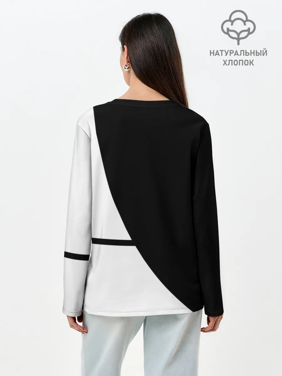 Лонгслив женский. Хлопок / JUVENTUS / ЮВЕНТУС