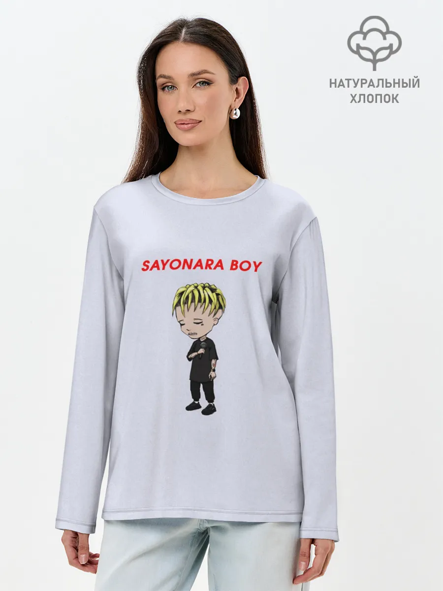 Лонгслив женский. Хлопок / Sayonaraboy