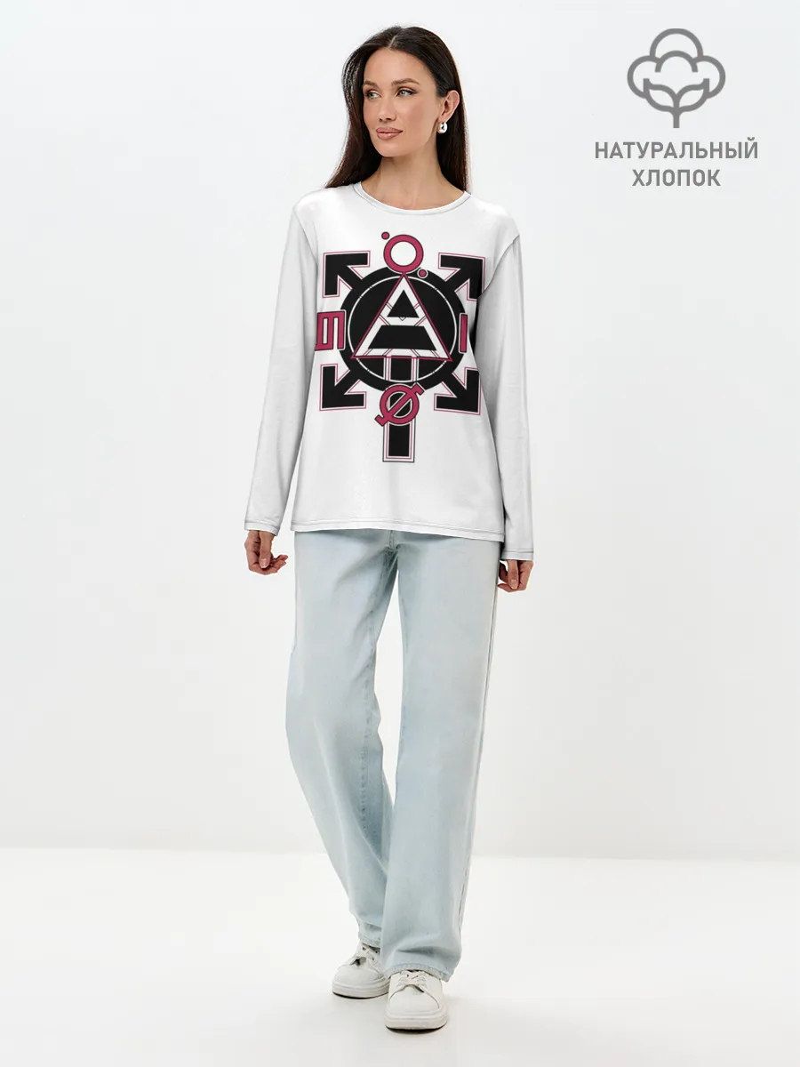 Лонгслив женский. Хлопок / 30 seconds to Mars