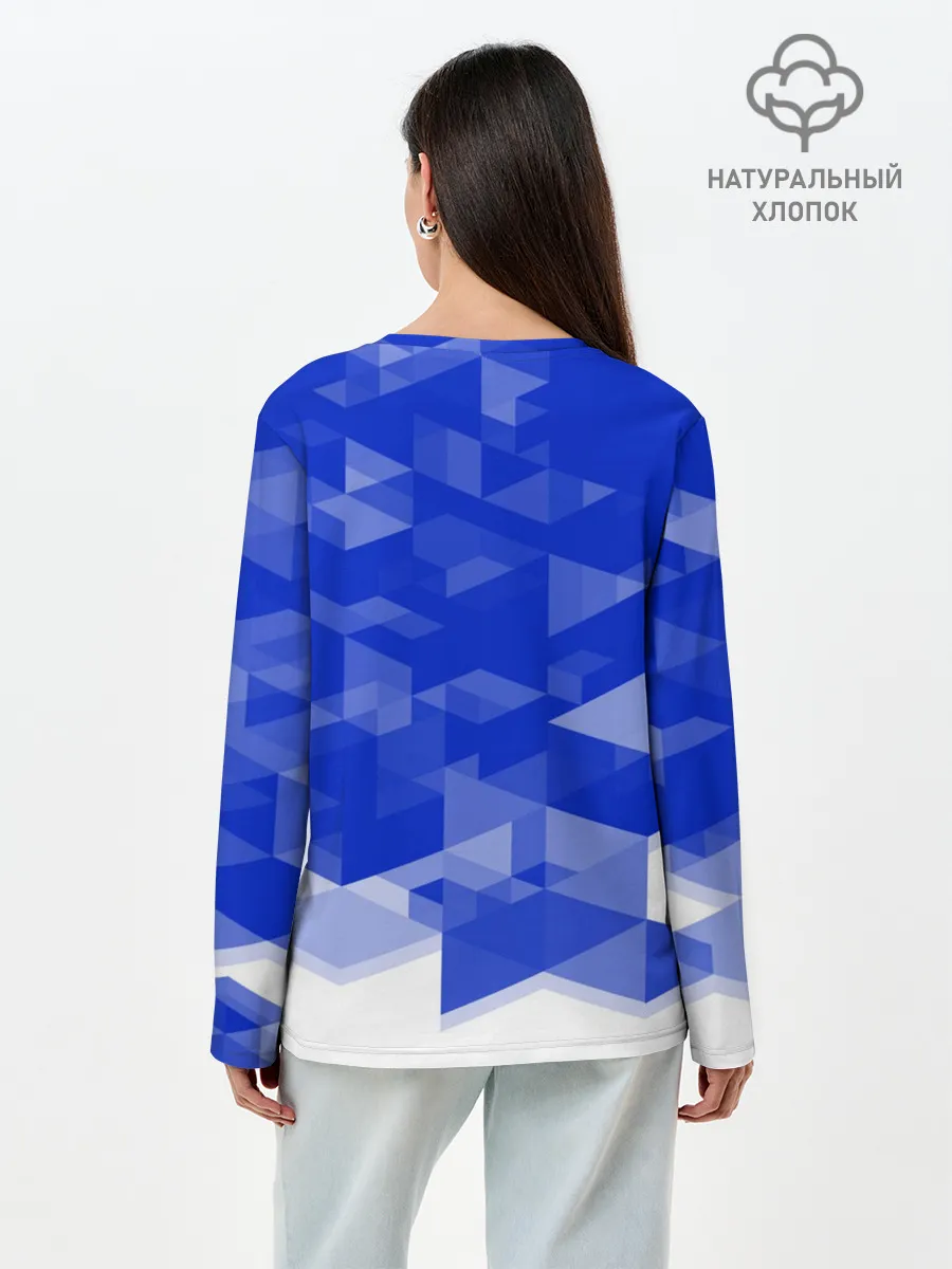 Лонгслив женский. Хлопок / RUSSIA SPORT