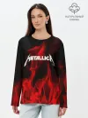 Лонгслив женский. Хлопок / METALLICA