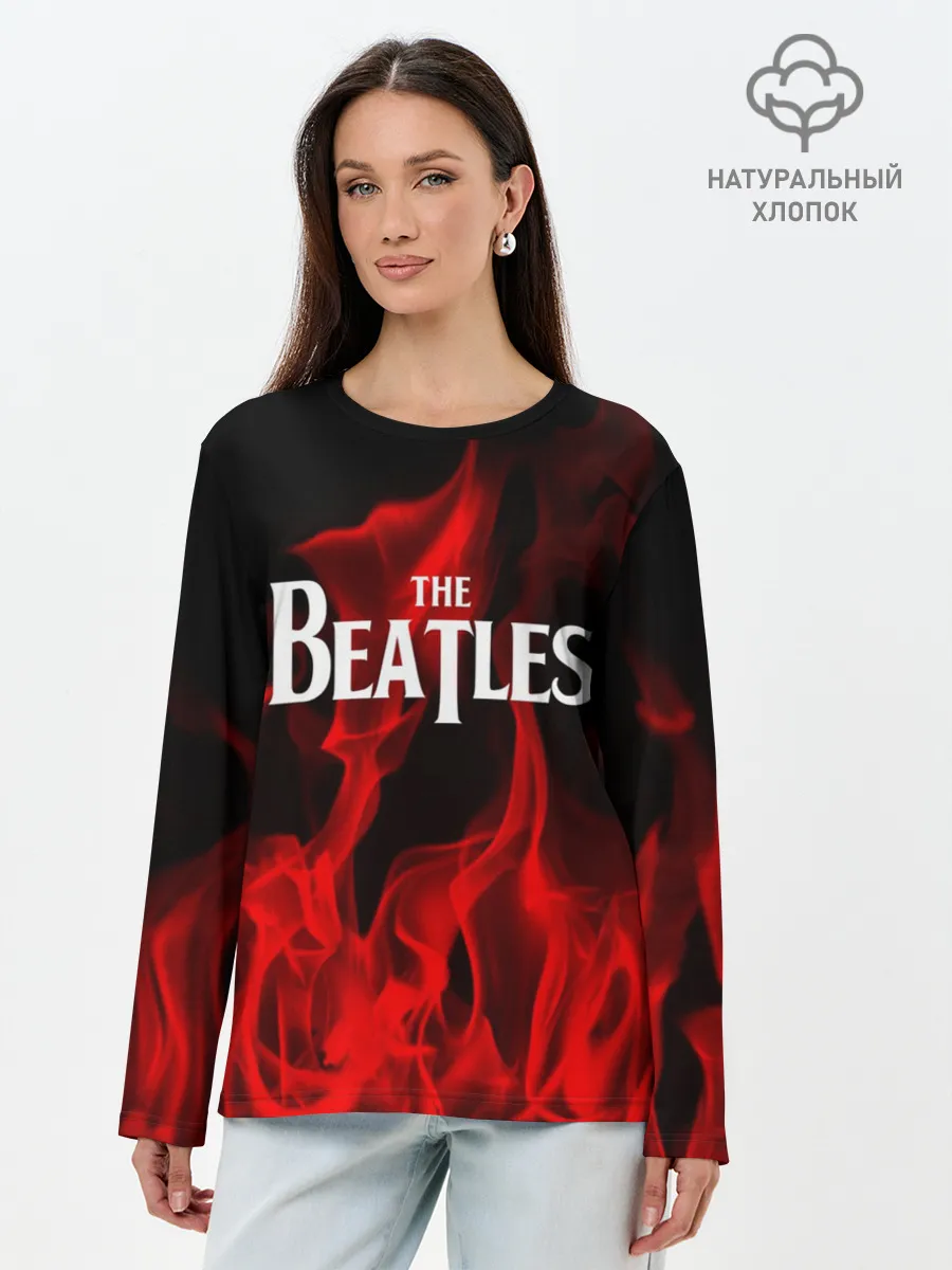 Лонгслив женский. Хлопок / The Beatles
