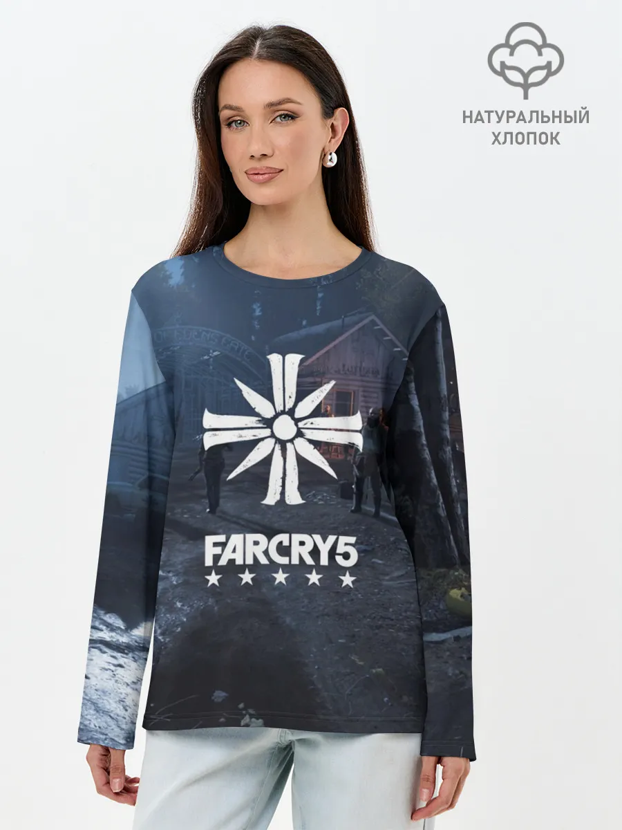 Лонгслив женский. Хлопок / Cult Far Cry