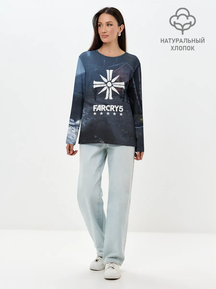 Лонгслив женский. Хлопок / Cult Far Cry