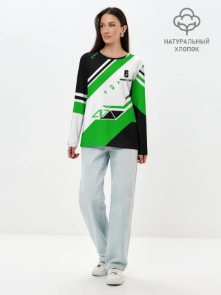 Лонгслив женский. Хлопок / RAINBOW SIX SIEGE