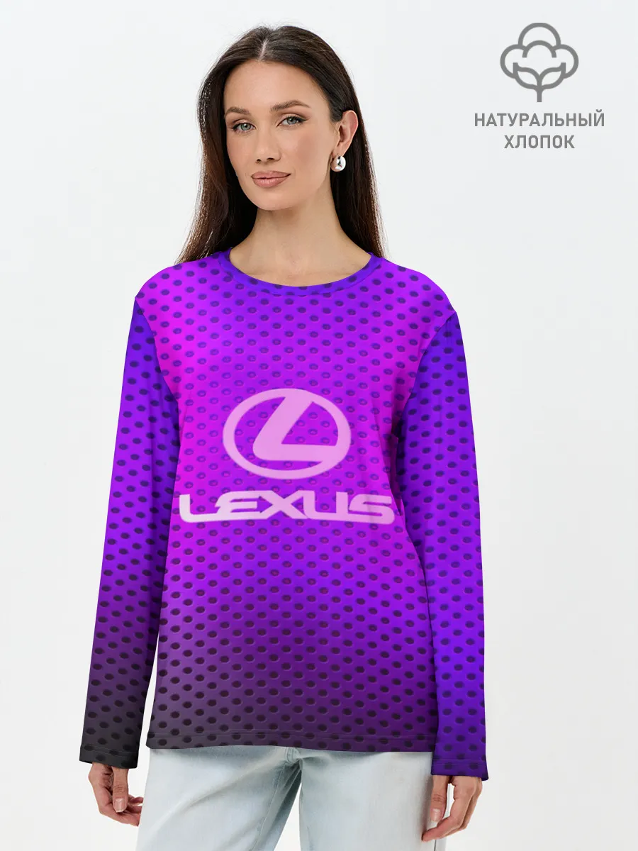 Лонгслив женский. Хлопок / LEXUS