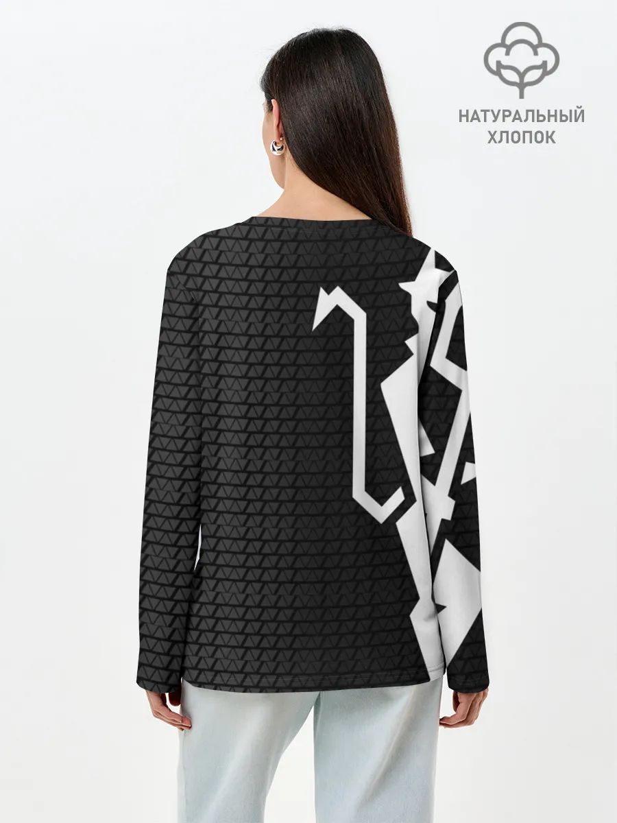 Лонгслив женский. Хлопок / F.C.M.U SPORT