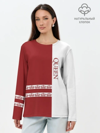 Лонгслив женский. Хлопок / Queen