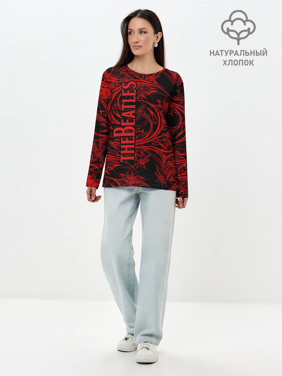 Лонгслив женский. Хлопок / The Beatles