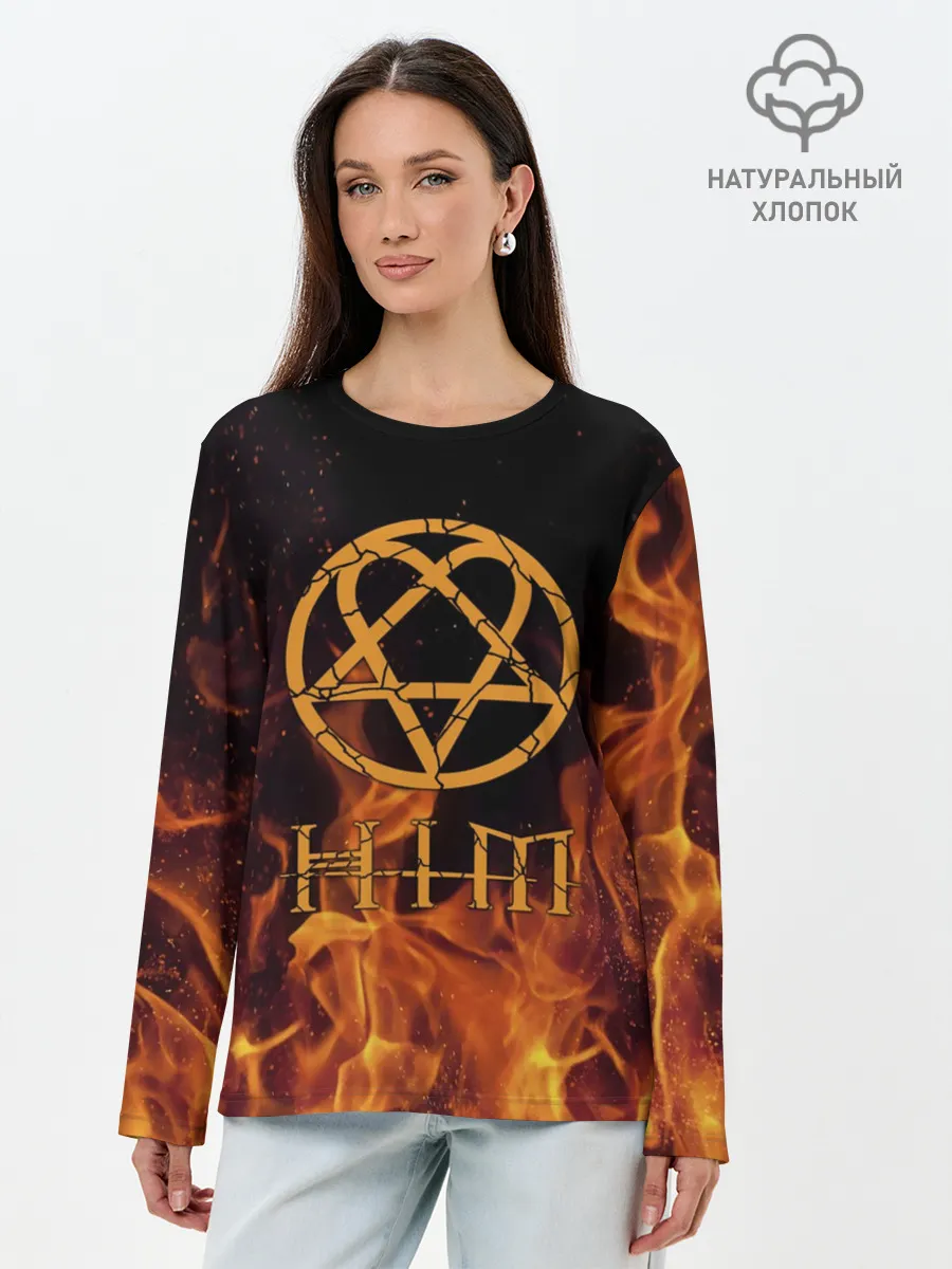 Лонгслив женский. Хлопок / HIM