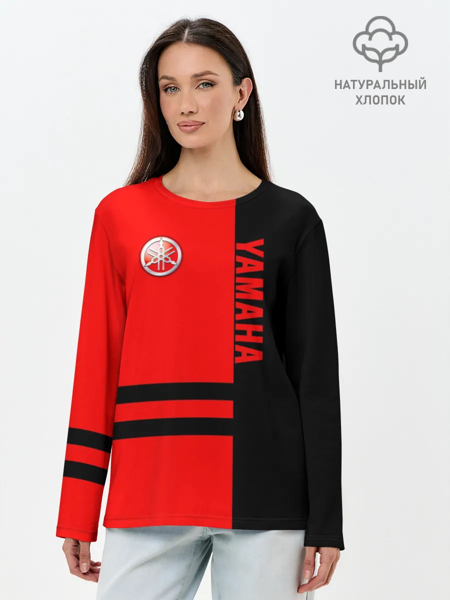 Лонгслив женский. Хлопок / Yamaha