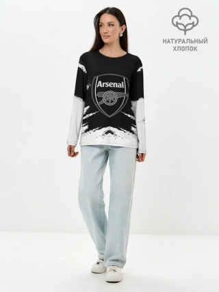 Лонгслив женский. Хлопок / ARSENAL