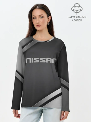 Лонгслив женский. Хлопок / Nissan