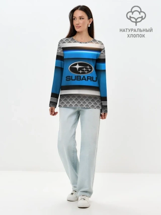 Лонгслив женский. Хлопок / SUBARU SPORT