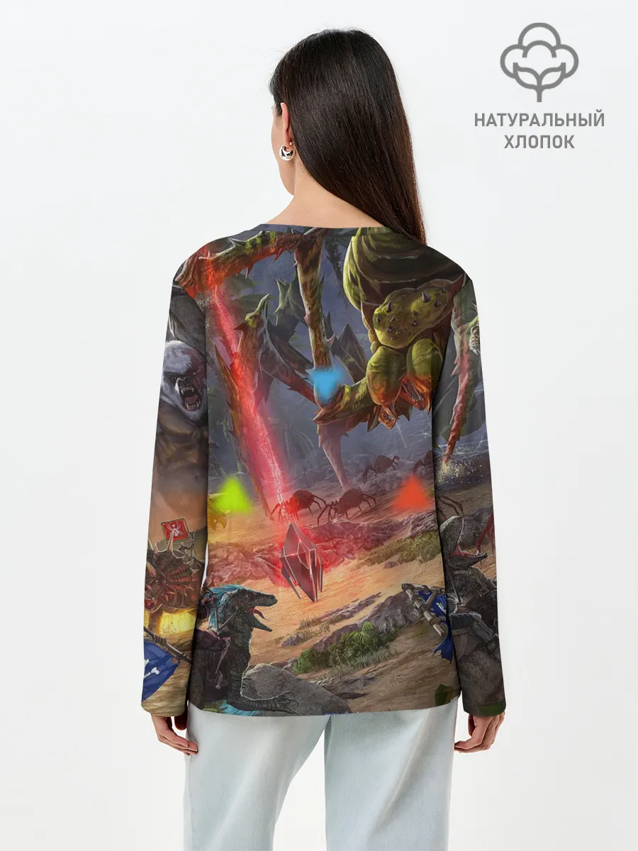 Лонгслив женский. Хлопок / Ark: Survival Evolved