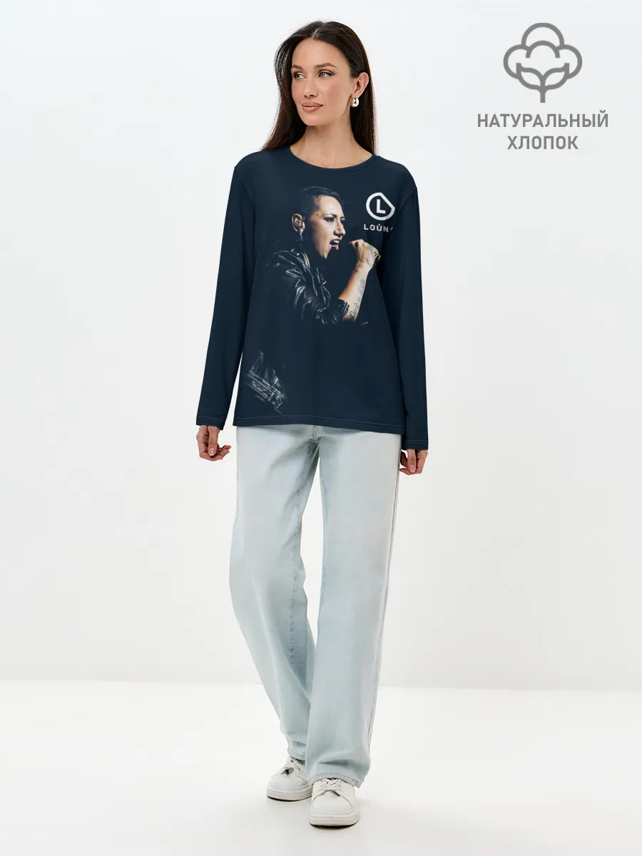 Лонгслив женский. Хлопок / Louna