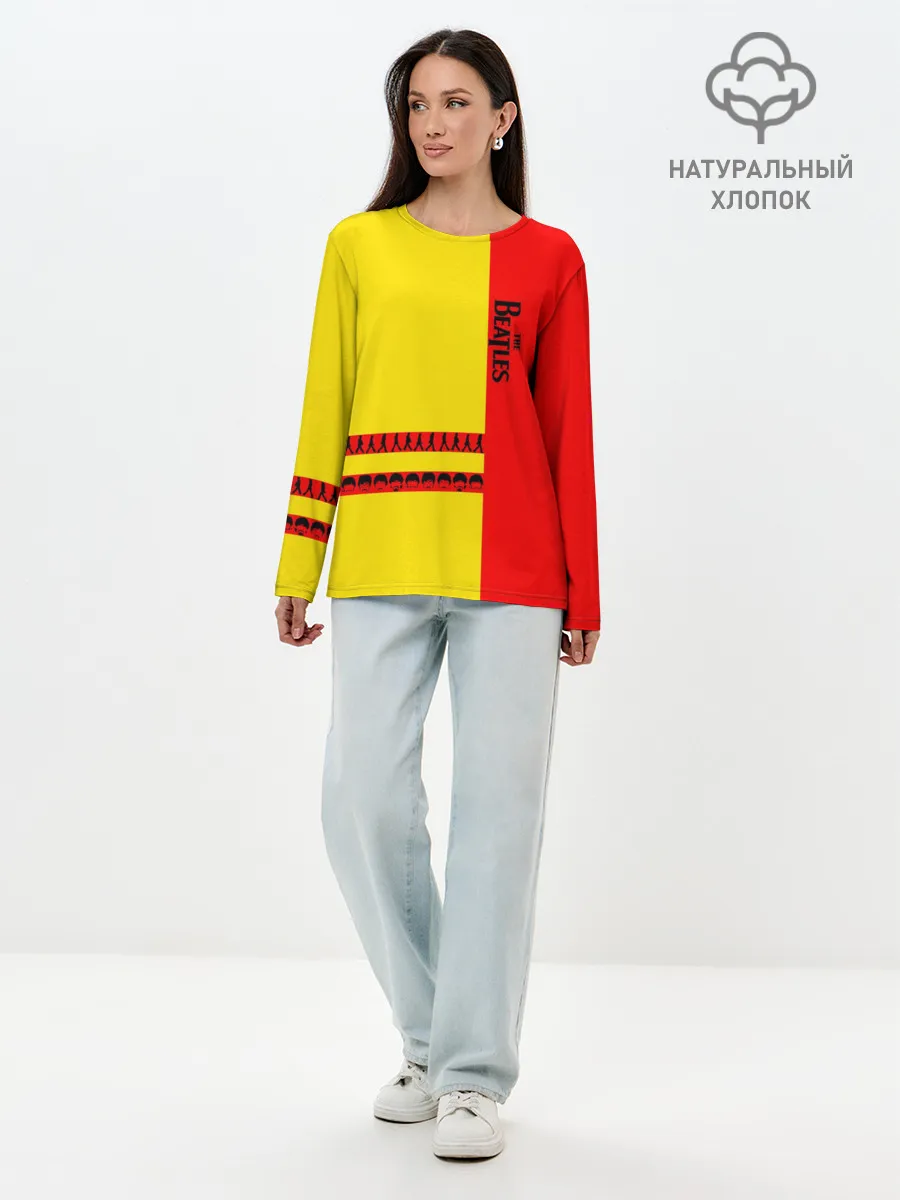 Лонгслив женский. Хлопок / The Beatles