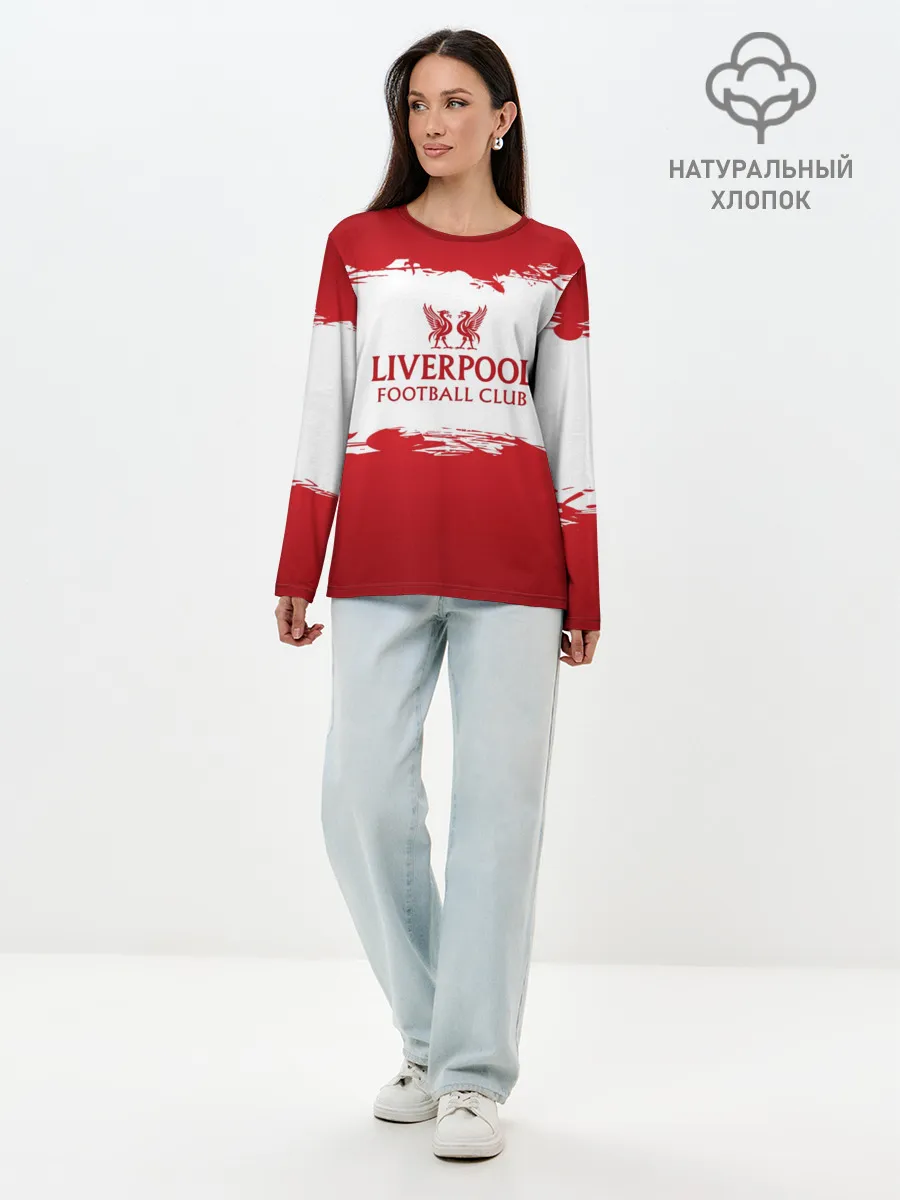 Лонгслив женский. Хлопок / Liverpool FC