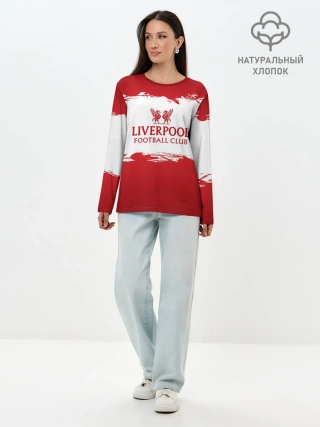 Лонгслив женский. Хлопок / Liverpool FC