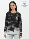 Лонгслив женский. Хлопок / Real Madrid Geometry Sport