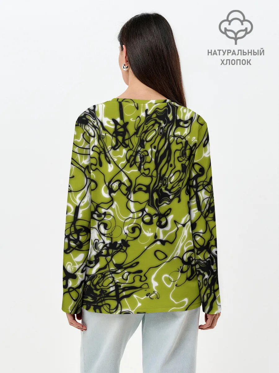 Лонгслив женский. Хлопок / Santa Muerte