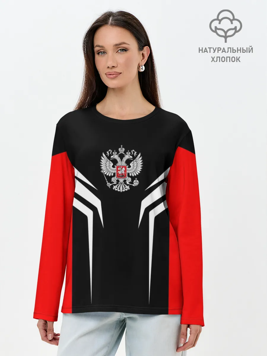 Лонгслив женский. Хлопок / Россия