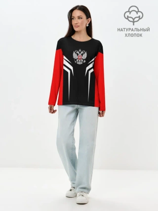 Лонгслив женский. Хлопок / Россия