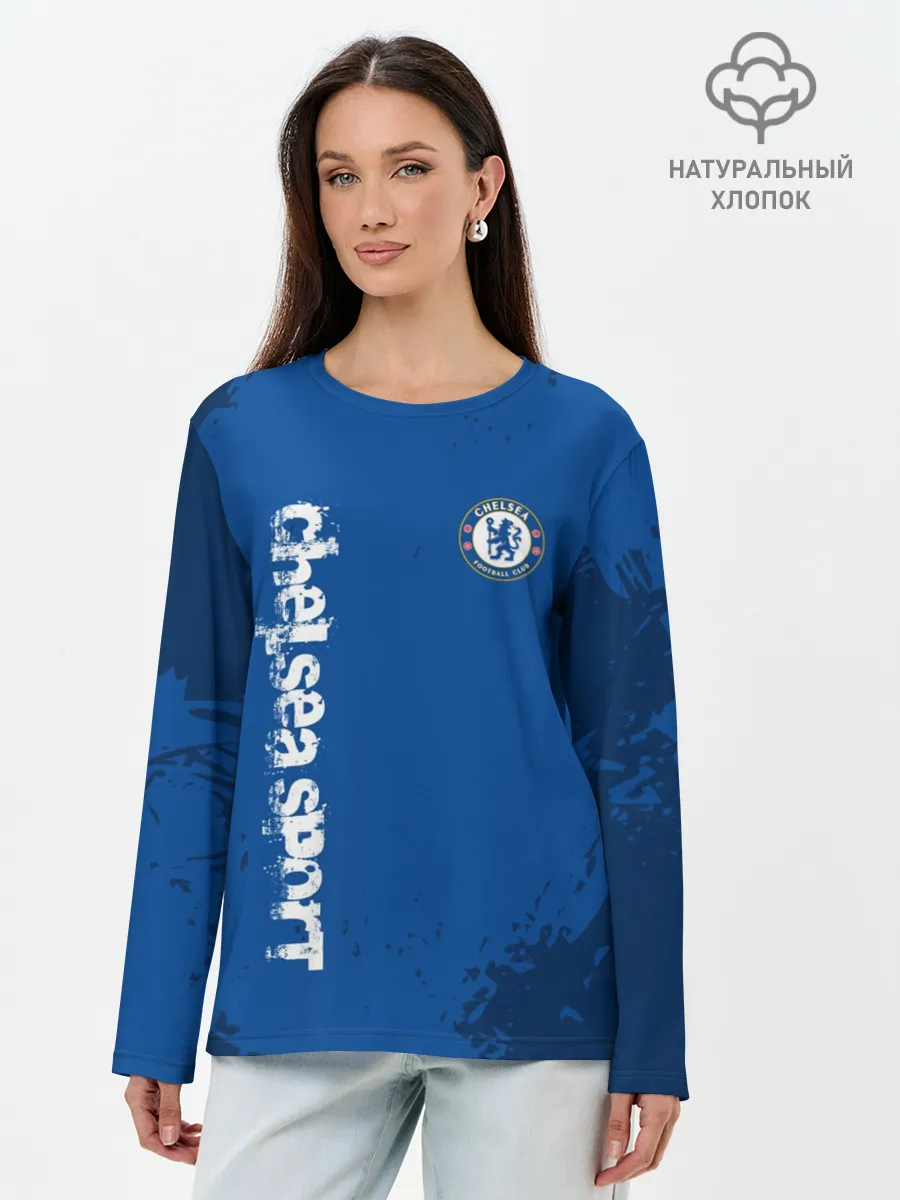 Лонгслив женский. Хлопок / CHELSEA SPORT