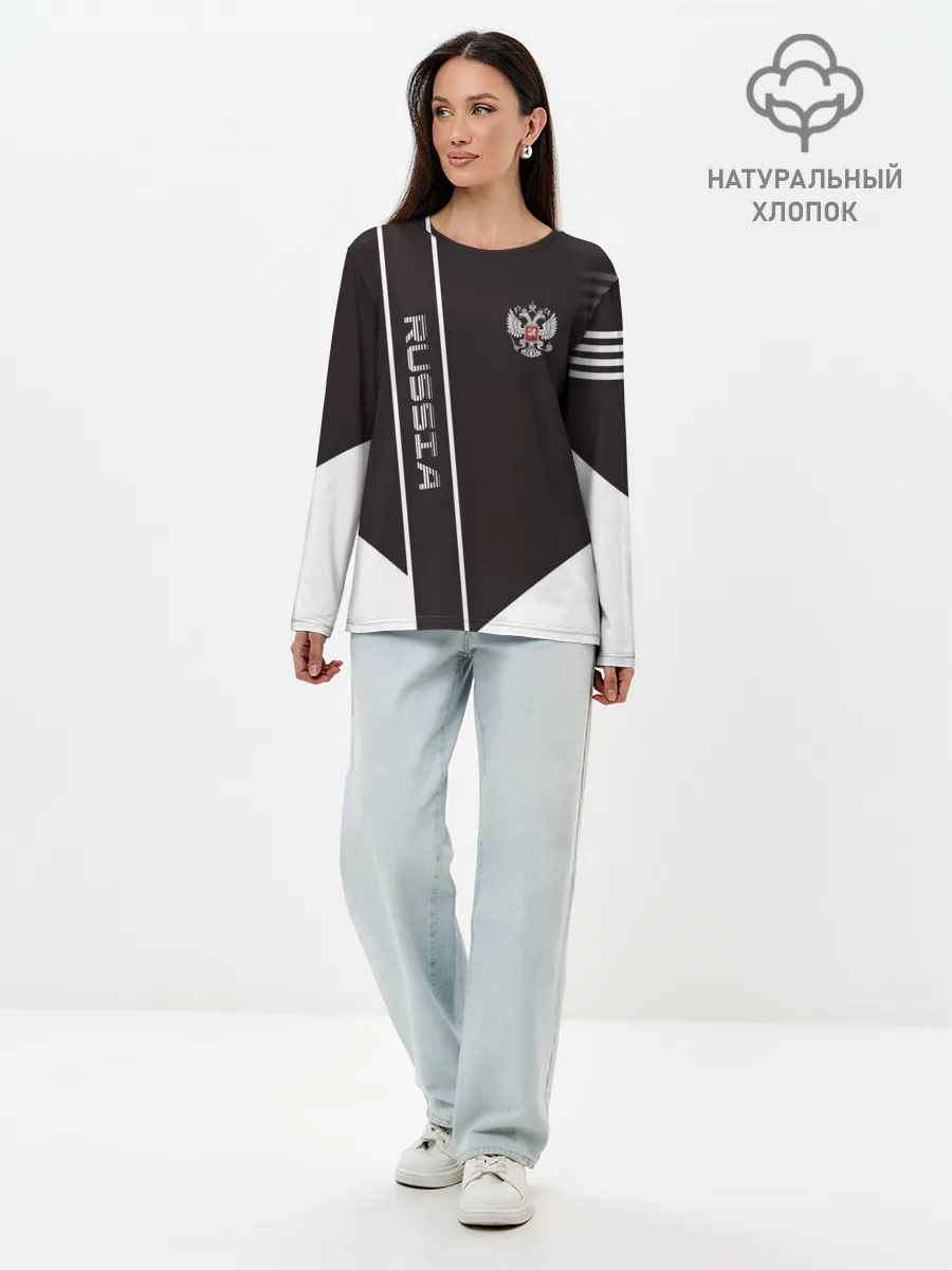 Лонгслив женский. Хлопок / Russia