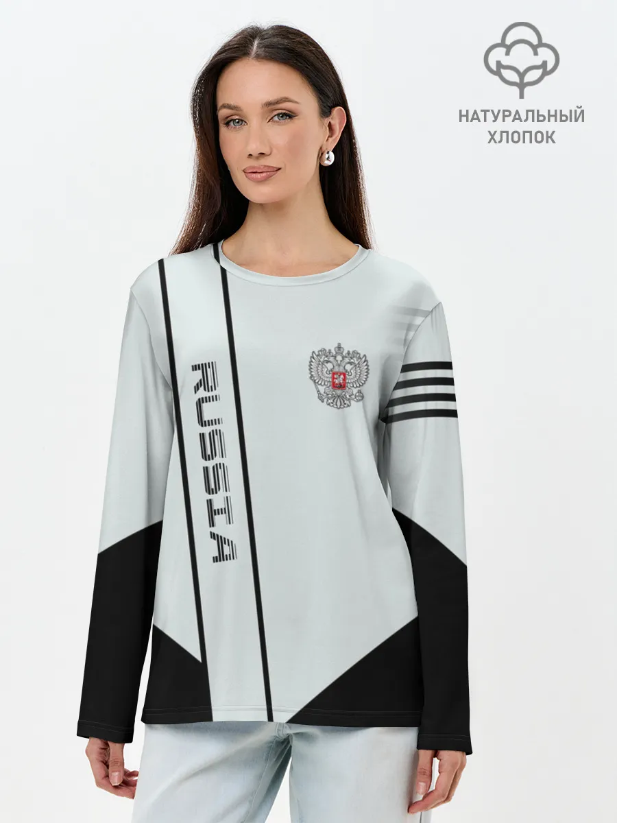 Лонгслив женский. Хлопок / Russia