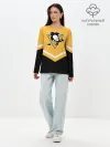 Лонгслив женский. Хлопок / Pittsburgh Penguins