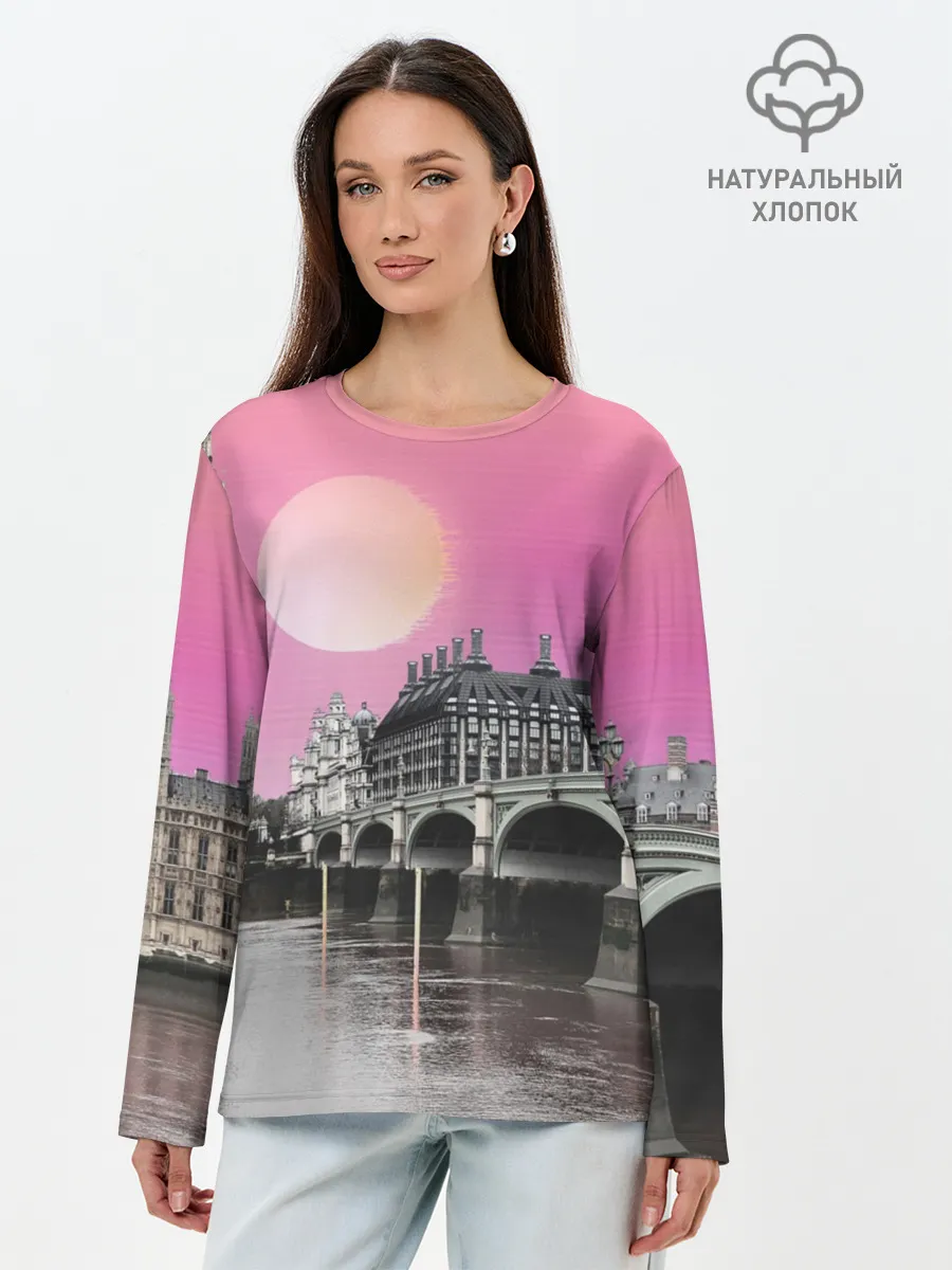 Лонгслив женский. Хлопок / UK