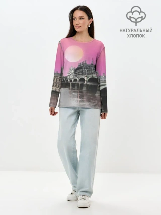 Лонгслив женский. Хлопок / UK