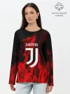 Лонгслив женский. Хлопок / JUVENTUS SPORT