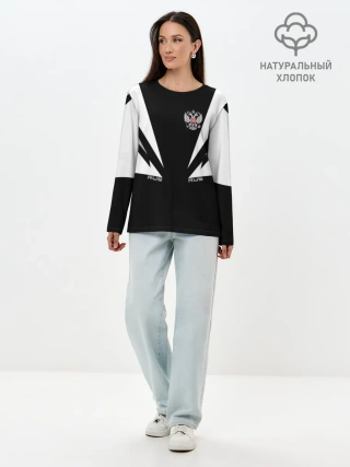 Лонгслив женский. Хлопок / Россия