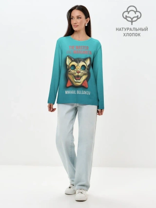 Лонгслив женский. Хлопок / Master and Margarita