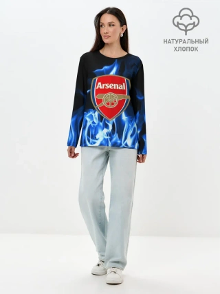 Лонгслив женский. Хлопок / ARSENAL