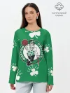Лонгслив женский. Хлопок / Boston celtics, nba