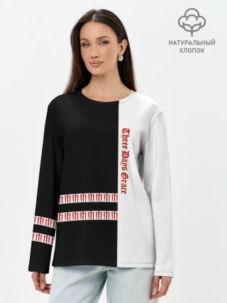 Лонгслив женский. Хлопок / Three Days Grace