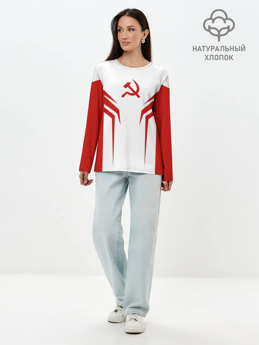 Лонгслив женский. Хлопок / СССР