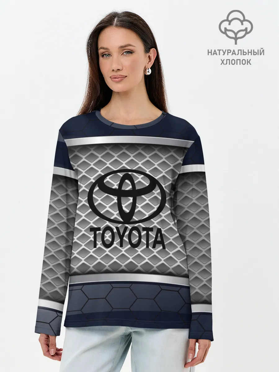 Лонгслив женский. Хлопок / TOYOTA SPORT